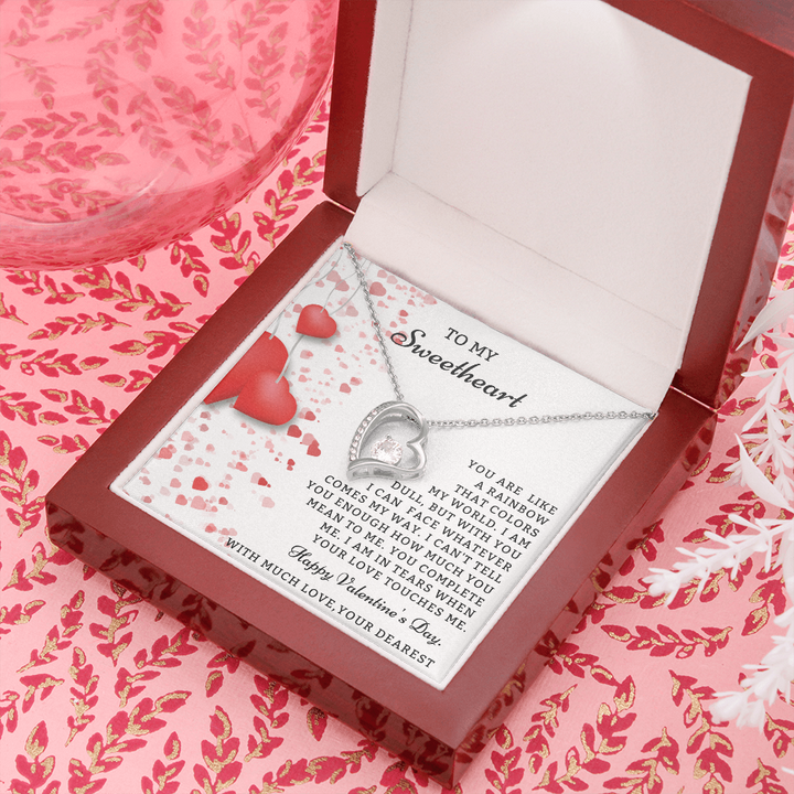 To My Sweetheart Forever Love Necklace