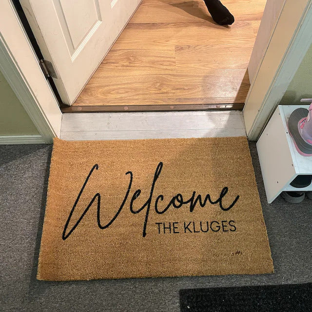 Personalized Welcome Door Mat