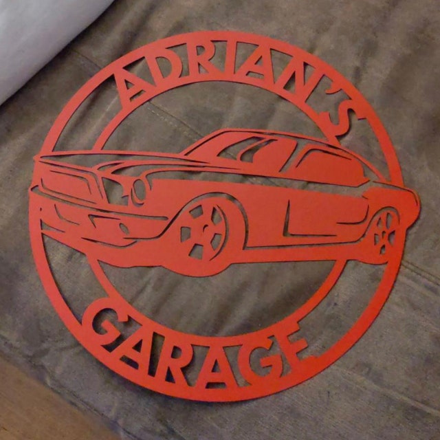 Personalized Outdoor Sign for Garage, Shed or Workshop